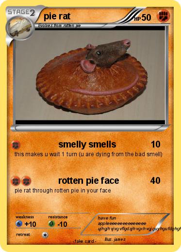 Pokemon pie rat
