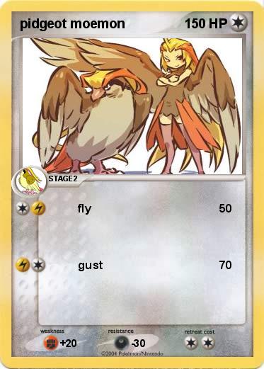 Pokemon pidgeot moemon