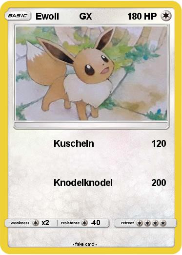 Pokemon Ewoli        GX