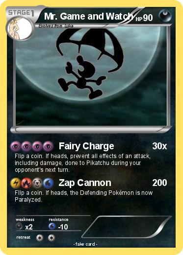 Pokemon Mr. Game and Watch