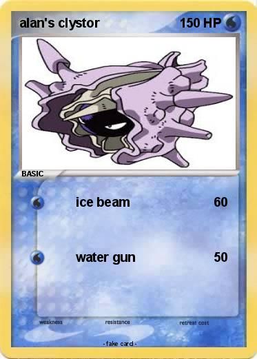 Pokemon alan's clystor