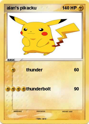 Pokemon alan's pikacku