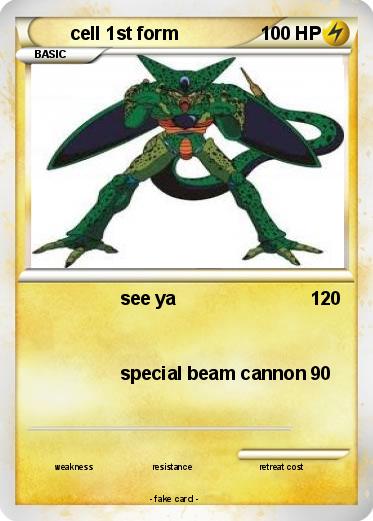 Pokemon cell 1st form