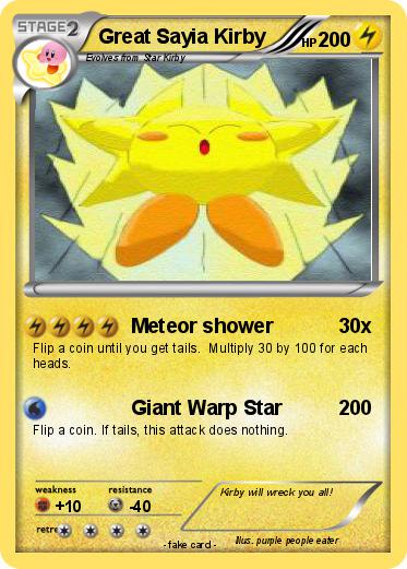 Pokemon Great Sayia Kirby