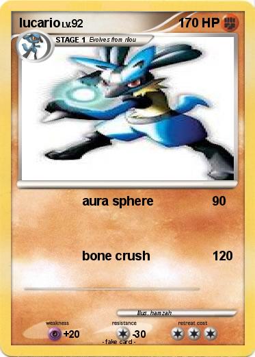Pokemon lucario