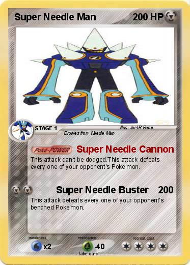 Pokemon Super Needle Man