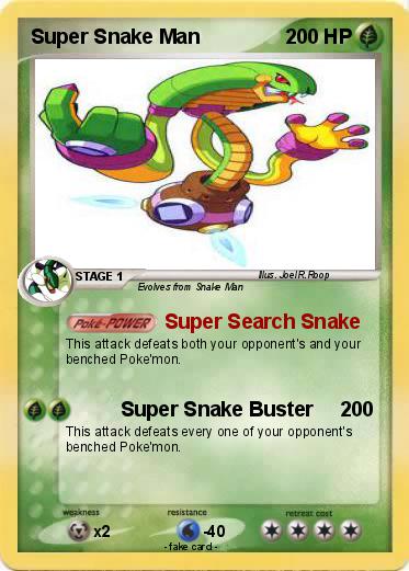 Pokemon Super Snake Man