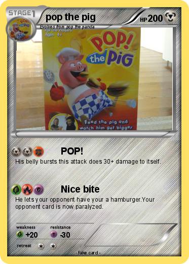 Pokemon pop the pig