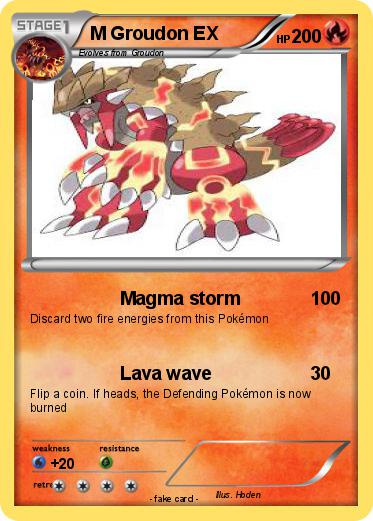 Pokemon M Groudon EX