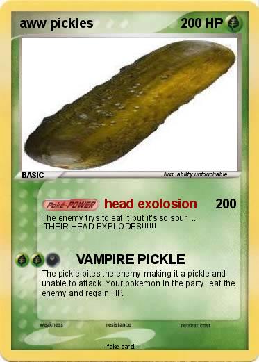 Pokemon aww pickles