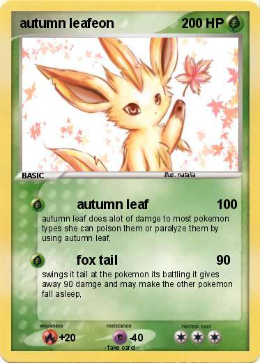 Pokemon autumn leafeon
