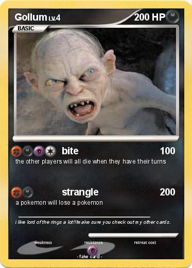 Pokemon Gollum
