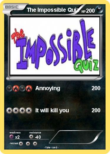 Pokemon The Impossible Quiz