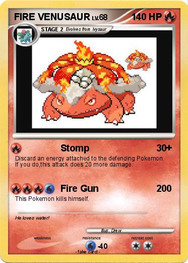 Pokemon FIRE VENUSAUR
