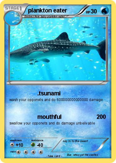 Pokemon plankton eater