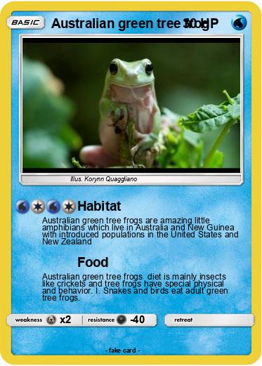 Pokemon Australian green tree frog