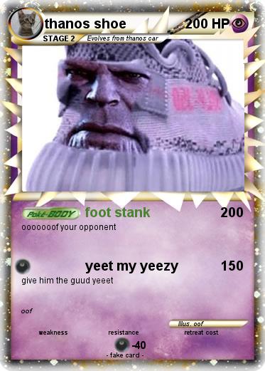 Pokemon thanos shoe
