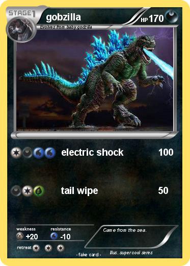 Pokemon gobzilla