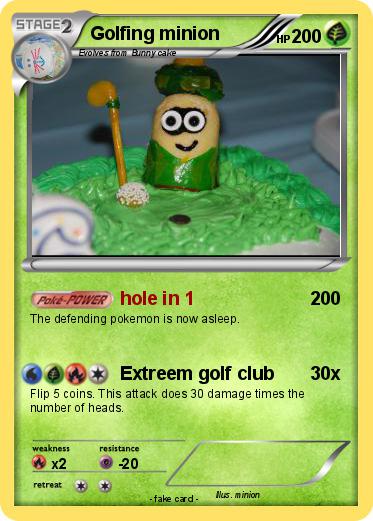 Pokemon Golfing minion