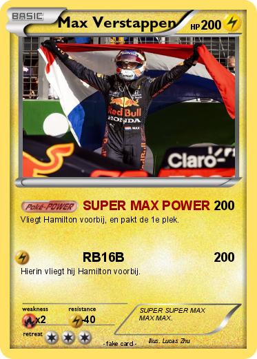 Pokemon Max Verstappen