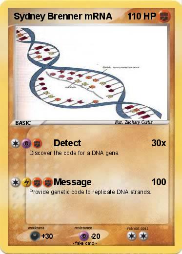 Pokemon Sydney Brenner mRNA