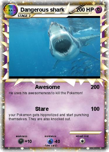 Pokemon Dangerous shark