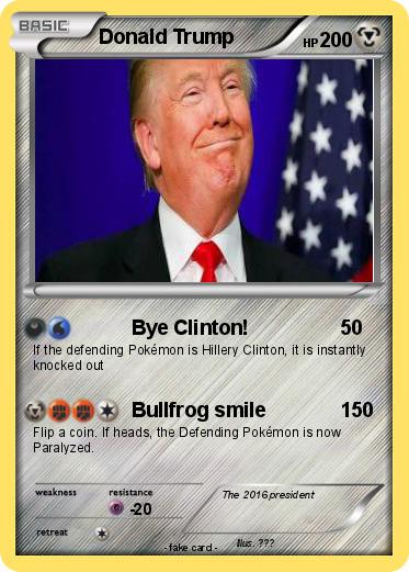 Pokemon Donald Trump