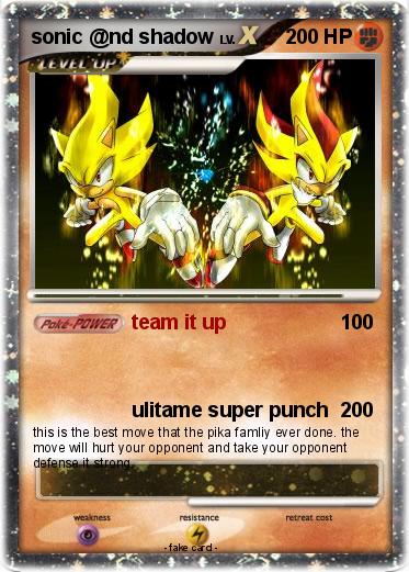 Pokemon sonic @nd shadow