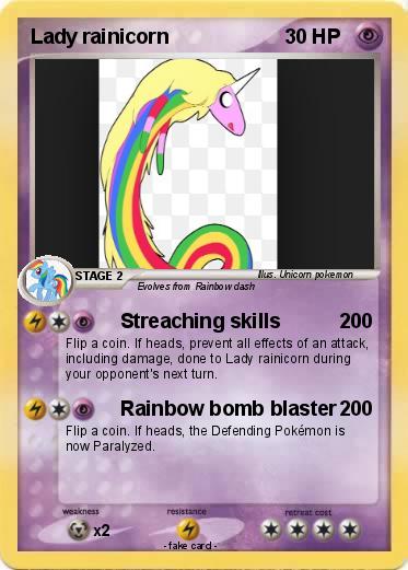Pokemon Lady rainicorn