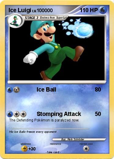 Pokemon Ice Luigi