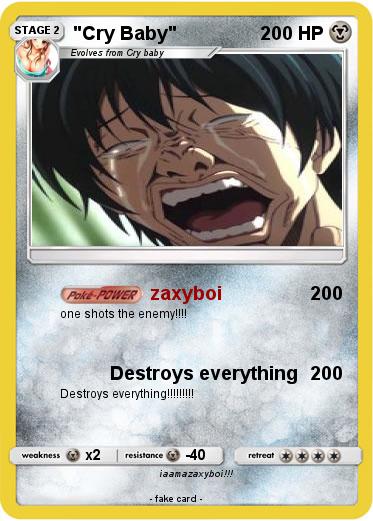 Pokemon "Cry Baby"