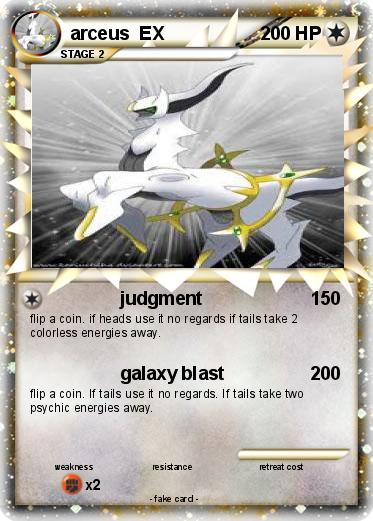 Pokemon arceus  EX