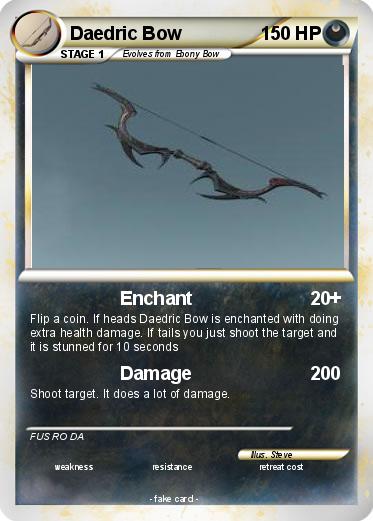 Pokemon Daedric Bow