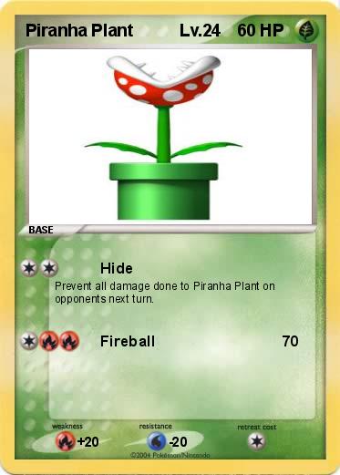 Pokemon Piranha Plant          Lv.24