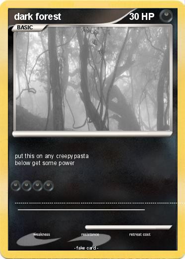 Pokemon dark forest