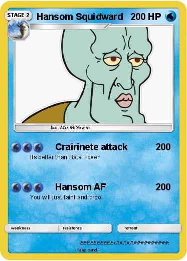 Pokemon Hansom Squidward