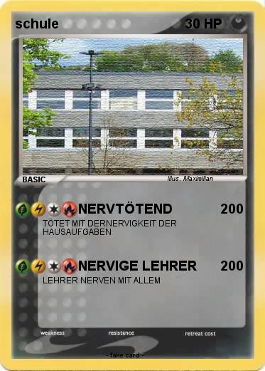 Pokemon schule