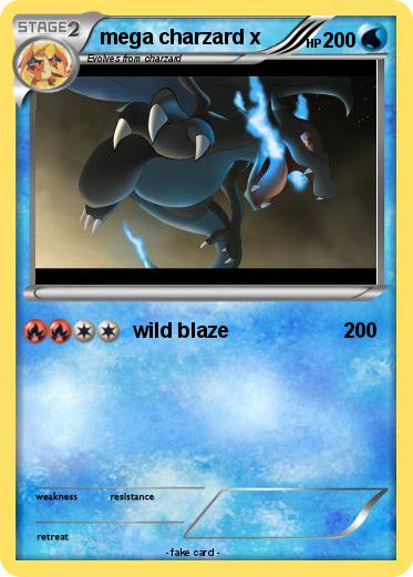 Pokemon mega charzard x
