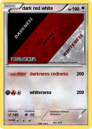 Pokemon dark red white