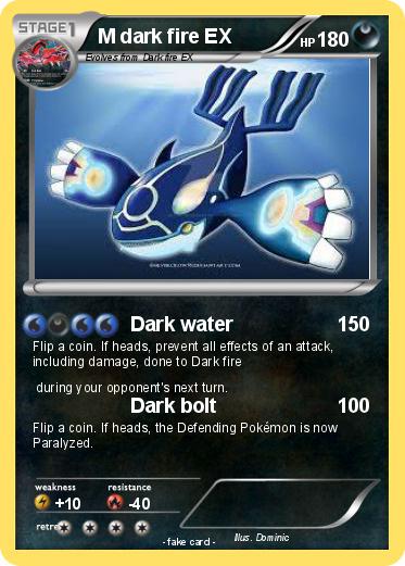 Pokemon M dark fire EX
