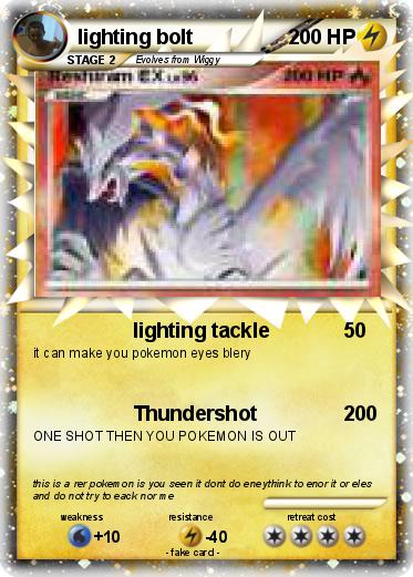 Pokemon lighting bolt