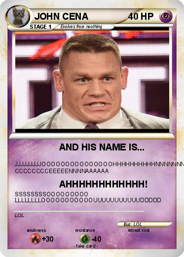 Pokemon JOHN CENA