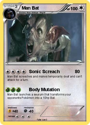 Pokemon Man Bat