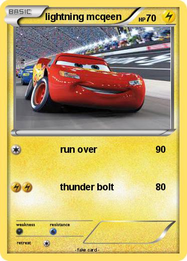 Pokemon lightning mcqeen