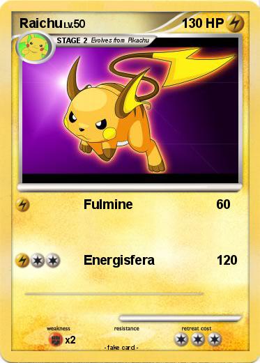 Pokemon Raichu