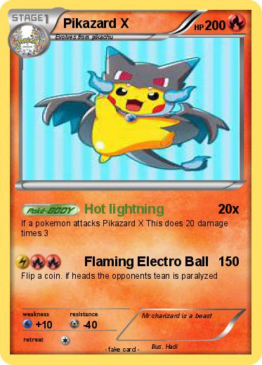 Pokemon Pikazard X