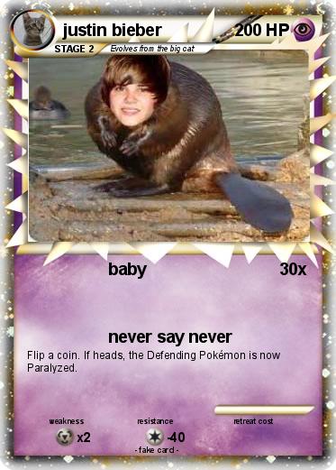 Pokemon justin bieber