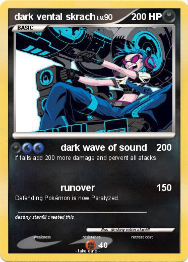 Pokemon dark vental skrach