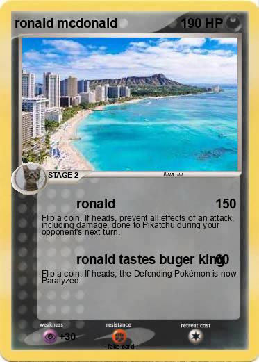 Pokemon ronald mcdonald