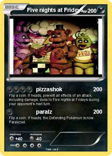 Pokemon Five nights at Frideys